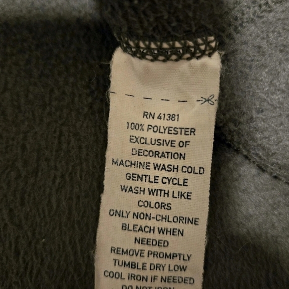 Polo Ralph Lauren Performance Fleece Jacket Gray Full Zip Men's Large - Picture 6 of 6